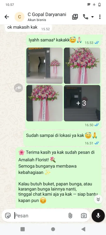 Pengiriman Karangan Bunga Bambu Apus
